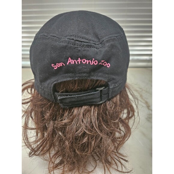 Kid Tees Chicago Blackhawks Adjustable Hat Pink Logo On Black Hat - Picture 4 of 6